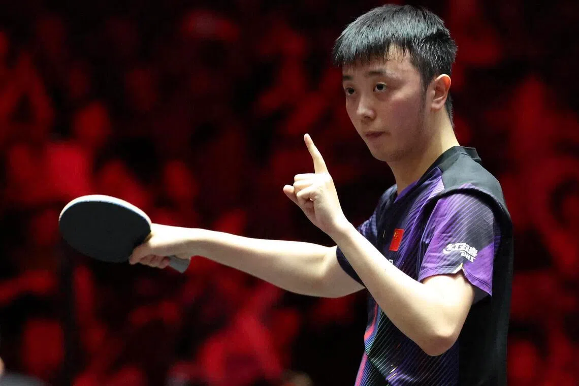 20岁的中国选手陈垣宇首度闯入新加坡大满贯的男单复赛，将在接下来的赛程全力以赴。（郑一鸣摄）