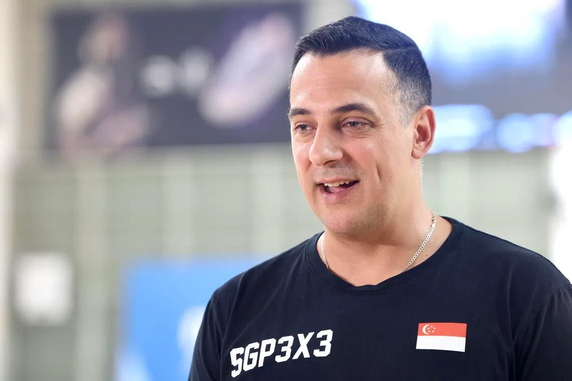 主帅拉西奇希望能尽力积攒积分，向奥运会发起冲击。（陈斌勤摄）