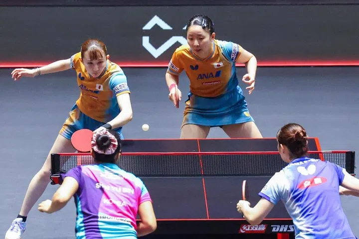 WTT新加坡大满贯 日本组合早田希娜张本美和女双夺冠