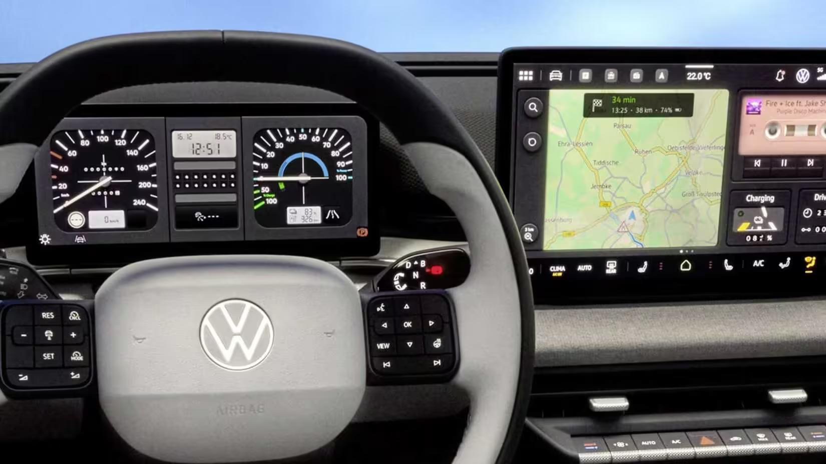 Volkswagen ID. Polo retro display