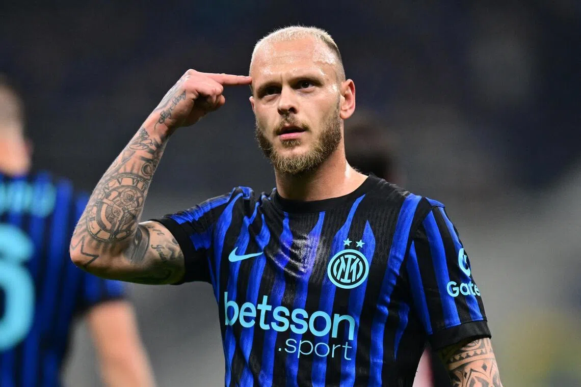 意大利主力翼将迪马尔科（图）效力于意甲国际米兰，本赛季至今在28场联赛交出6球13助攻的成绩单，在八场世界杯外围赛也贡献四次助攻。（路透社）