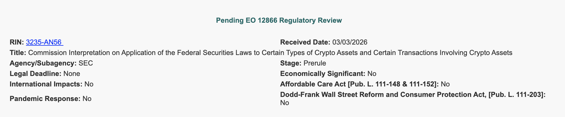 Cryptocurrencies, Law, Security, SEC, White House