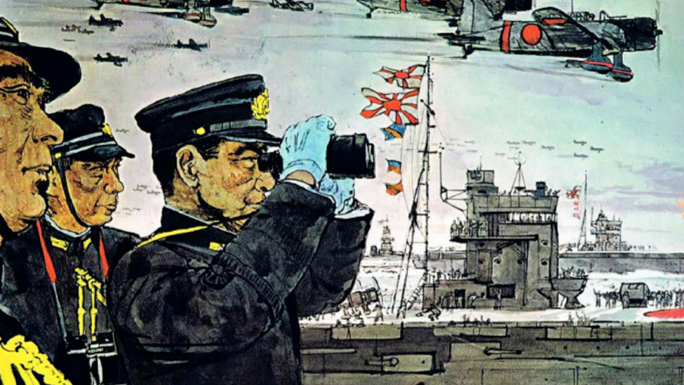 在那场北太平洋的静默航行中，日本集结了当时世界上最强大的航母作战编队。