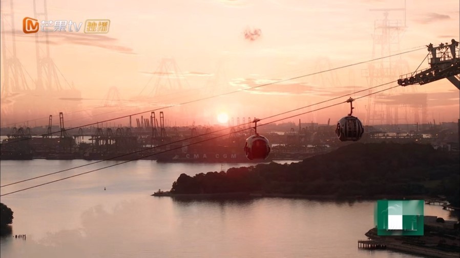 新加坡缆车也是欣赏日落的最佳观赏地之一