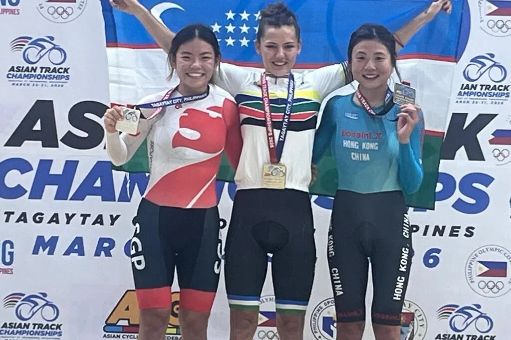 新加坡脚踏车里程碑 卢乐敏亚锦赛记分赛勇夺银牌