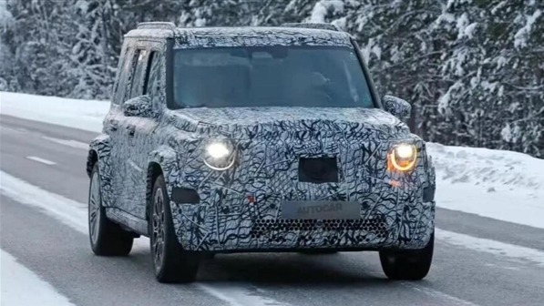 实拍全新奔驰入门级“小G”:方正车身 短小精悍仅4.4米长