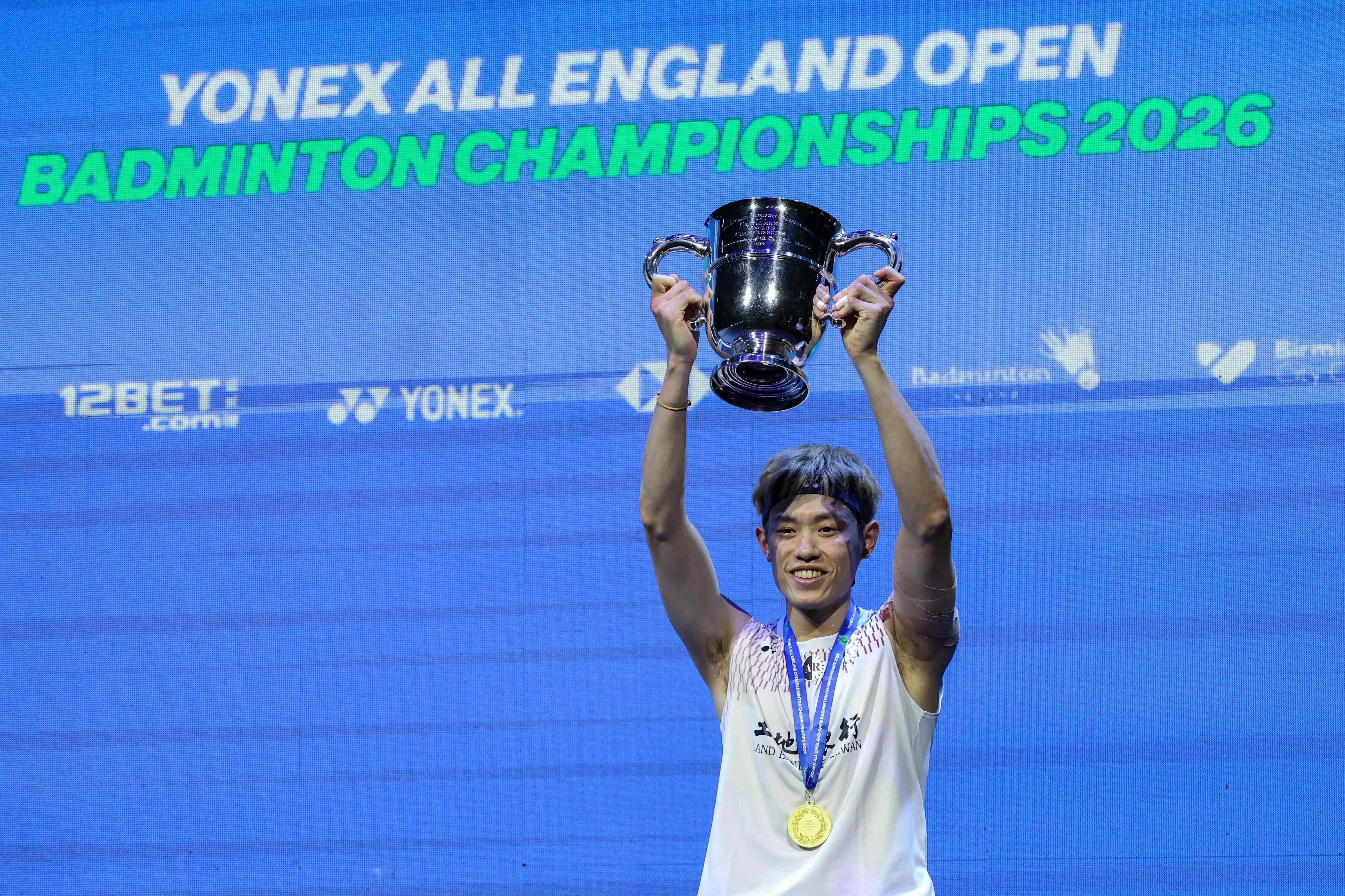 世界第11的林俊易在晋级的路上接连战胜许多高手。（法新社）