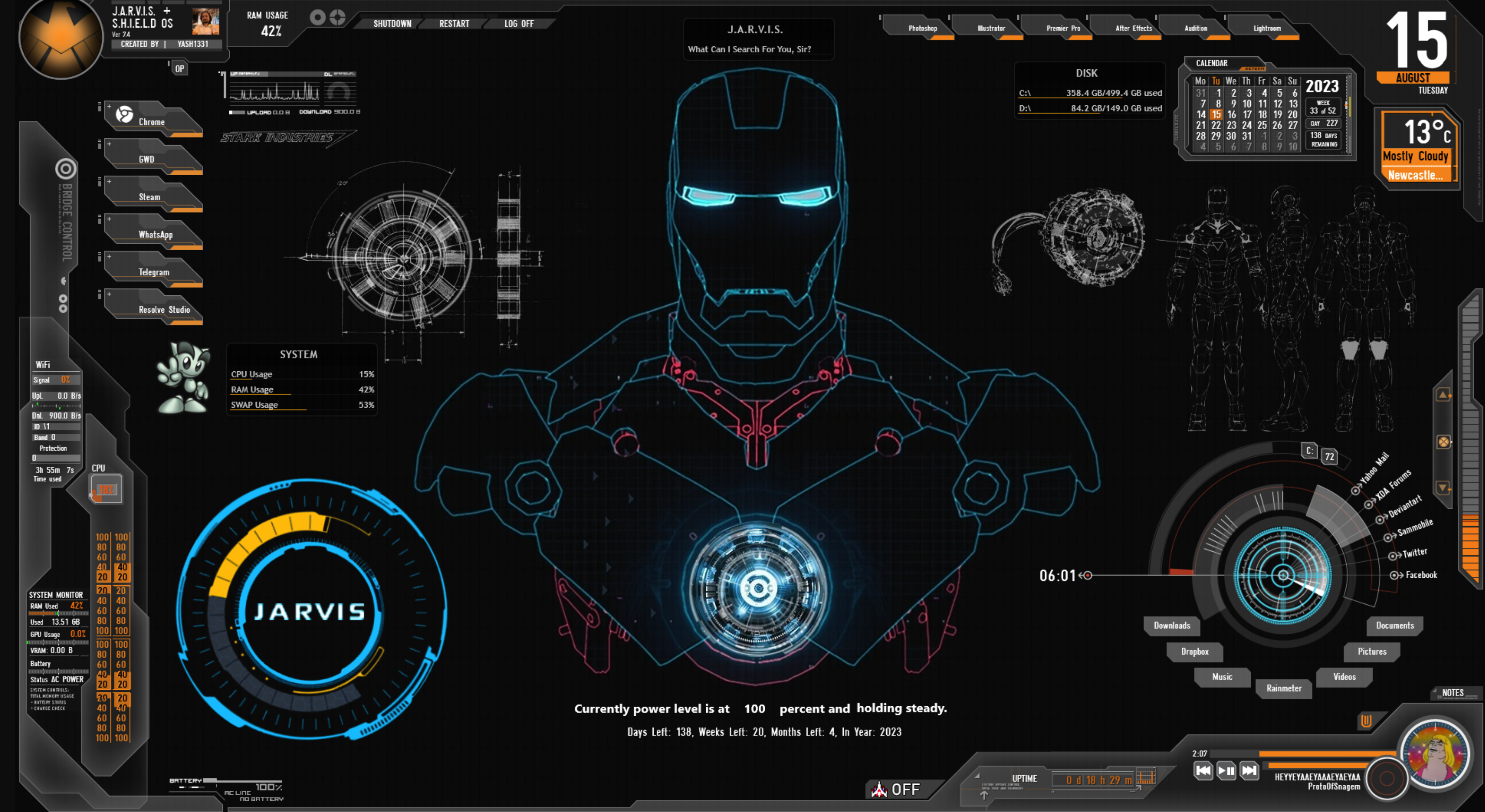 ▲《钢铁侠》中的贾维斯就是这种幻想的终极表达
