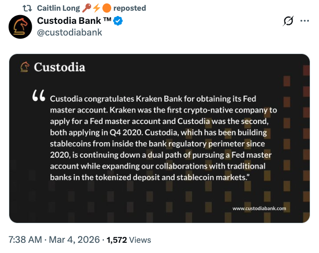 Kraken, Federal Reserve, Banks, Payments, United States, Cryptocurrency Exchange, Policy