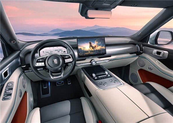 纯电续航190km!坦克700 Hi4-Z内饰官图发布:配置很高