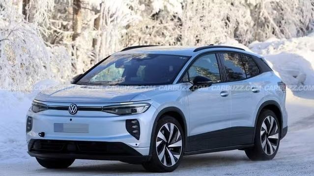 纯电版大众ID.Tiguan路试谍照首露真容