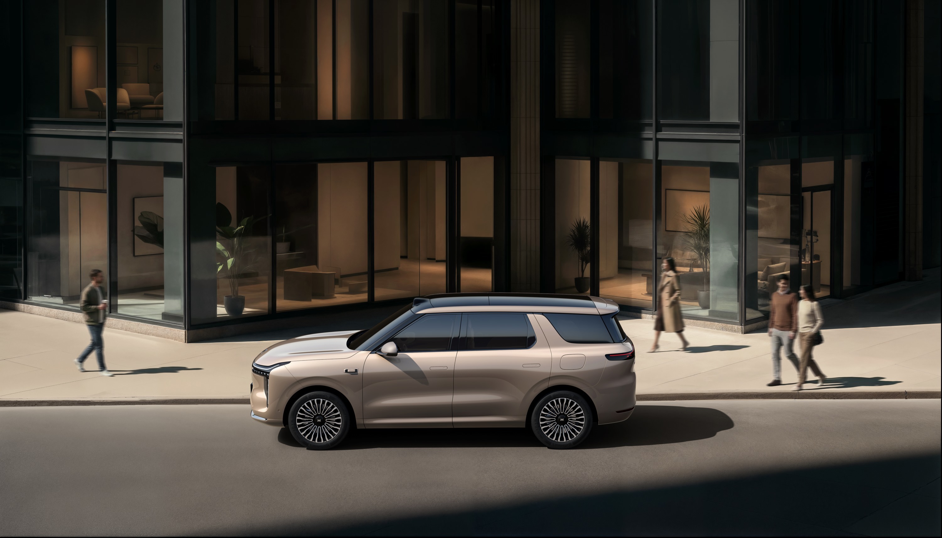 全线控四轮转向技术同级首次上车 智己LS8预售权益价25.98万元起