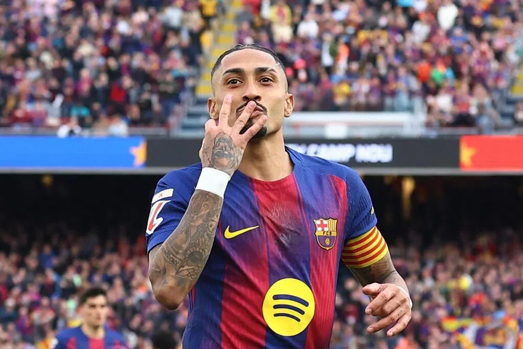 巴塞罗那5:2击败塞维利亚重夺西甲榜首领先皇马四分