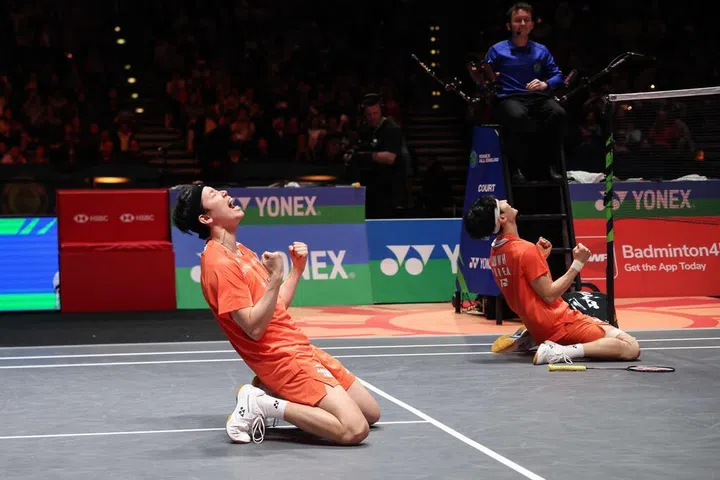 韩国组合金徐逆转战胜马来西亚的谢苏 继续称霸全英赛男双项目