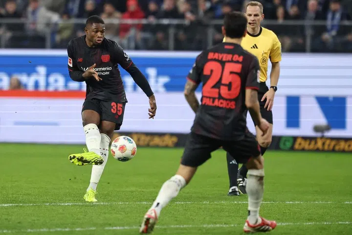 前锋科法内建功 莱沃库森胜汉堡逼近德甲前四