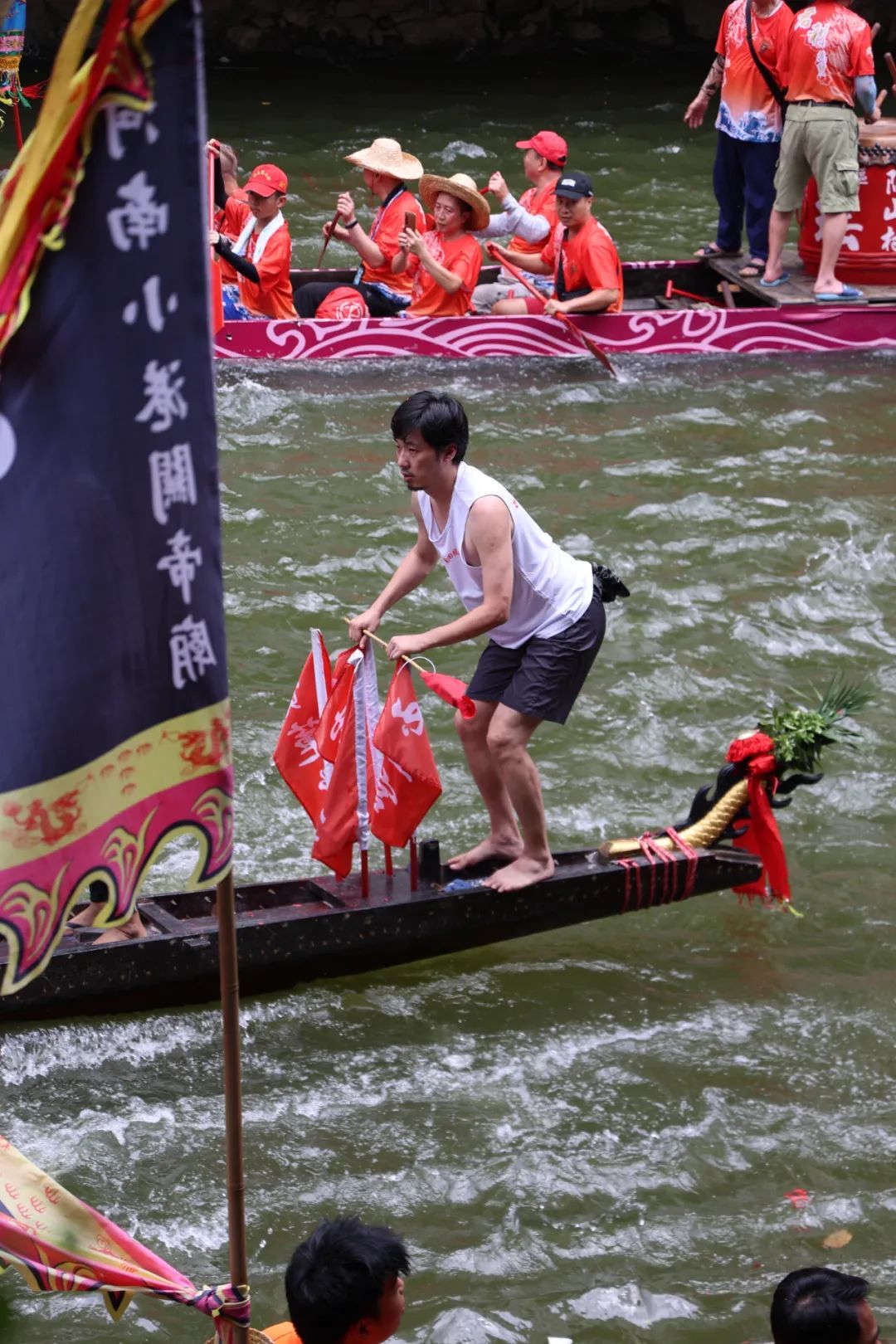 △想要赢，除了有一艘好龙船，好战术也不能少。（图/林泽君摄）