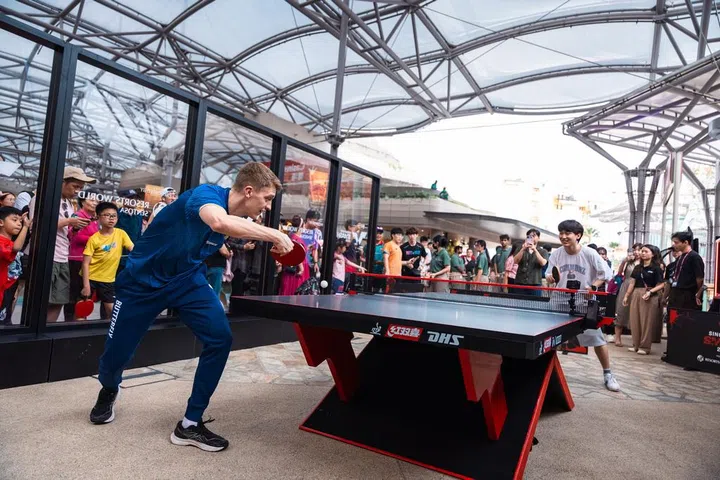 圣淘沙名胜世界携手WTT新加坡大满贯 共襄场外乒乓盛事