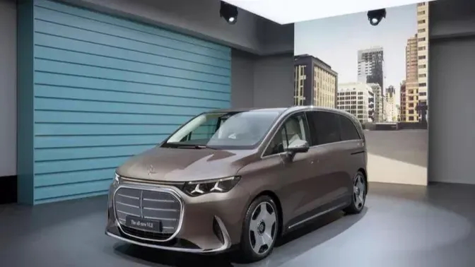 中国首发:奔驰推出VLE纯电动豪华多用途车,可选六到八座位版本