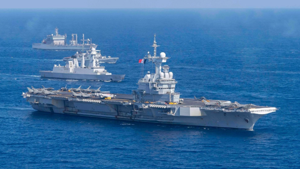 法军核航母最新动向意外泄露 已抵近土耳其海岸