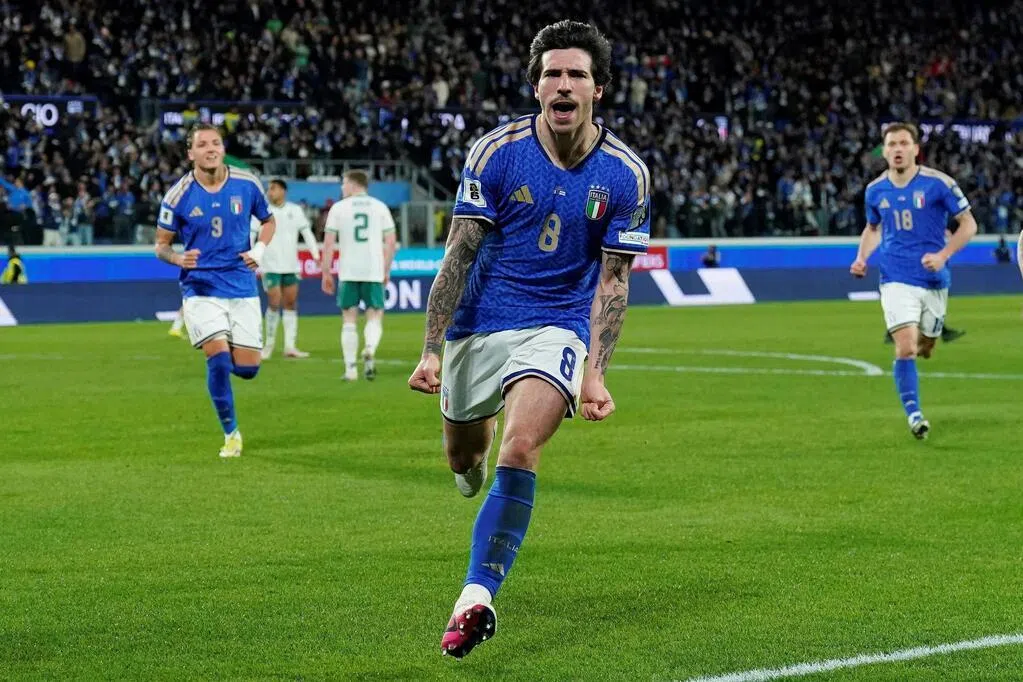 意大利零封北爱尔兰,两球优势逼近世界杯决赛圈