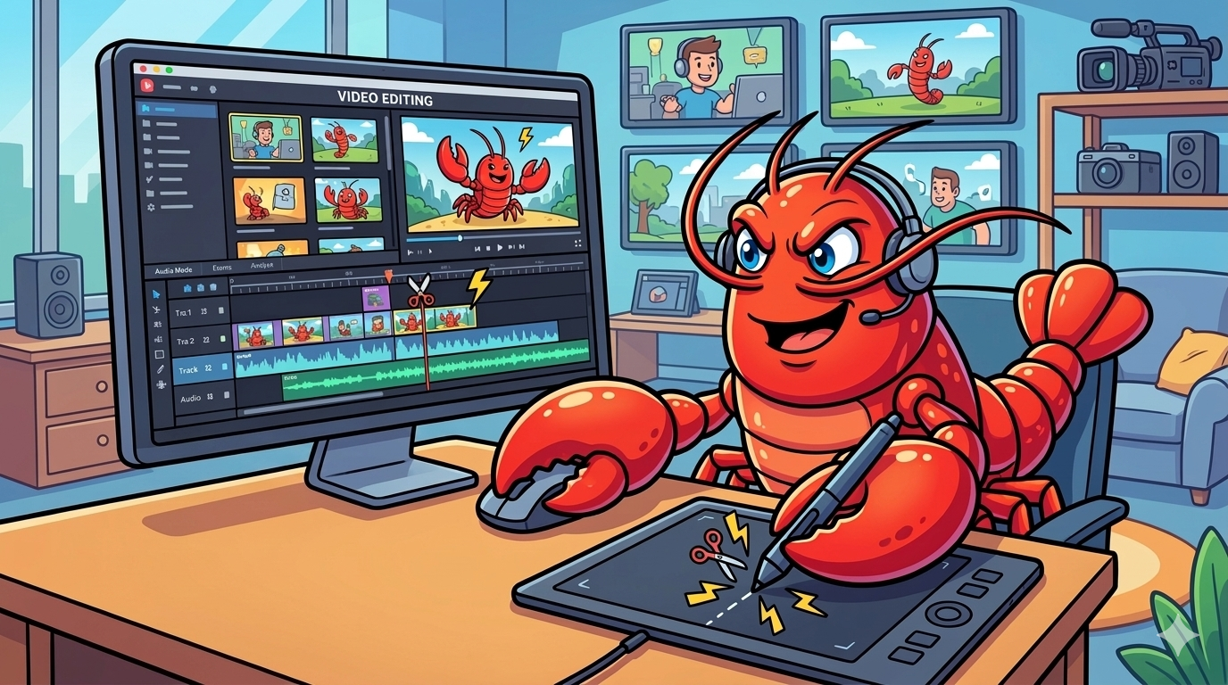 视频博主慎用龙虾作为成名手段,七天无休全自动化,碳基生命难以匹敌