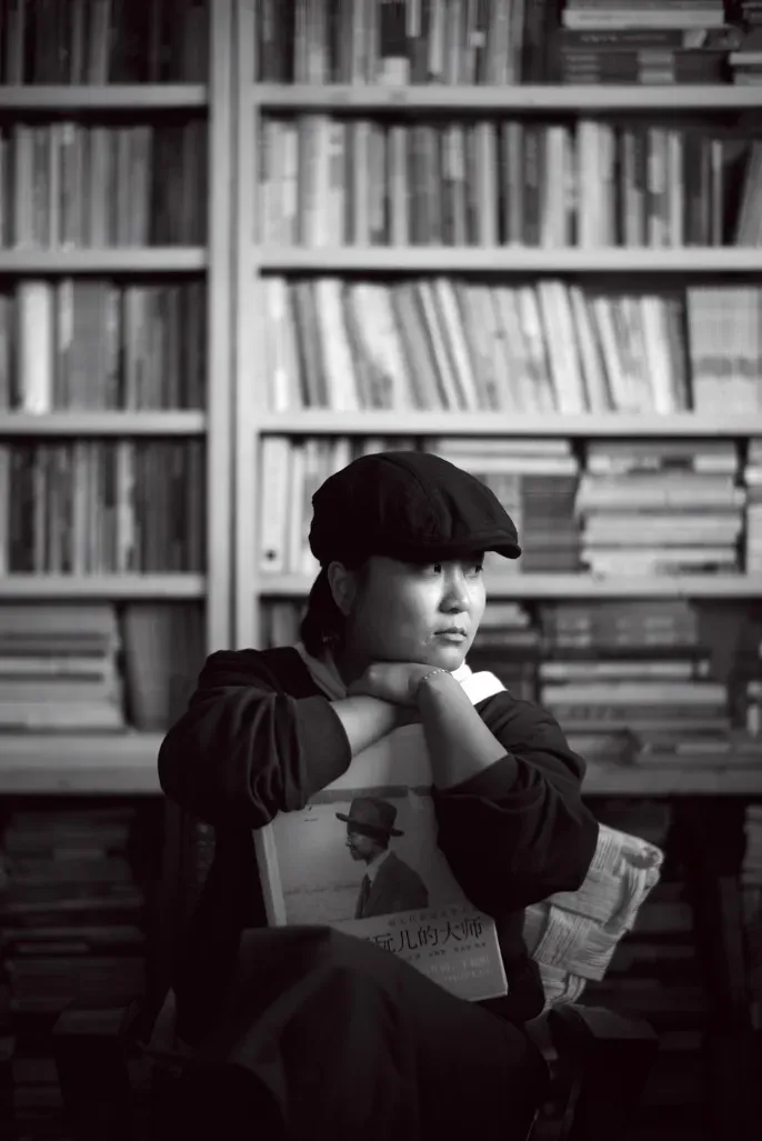 斑马在大观书屋。（图/受访者提供）