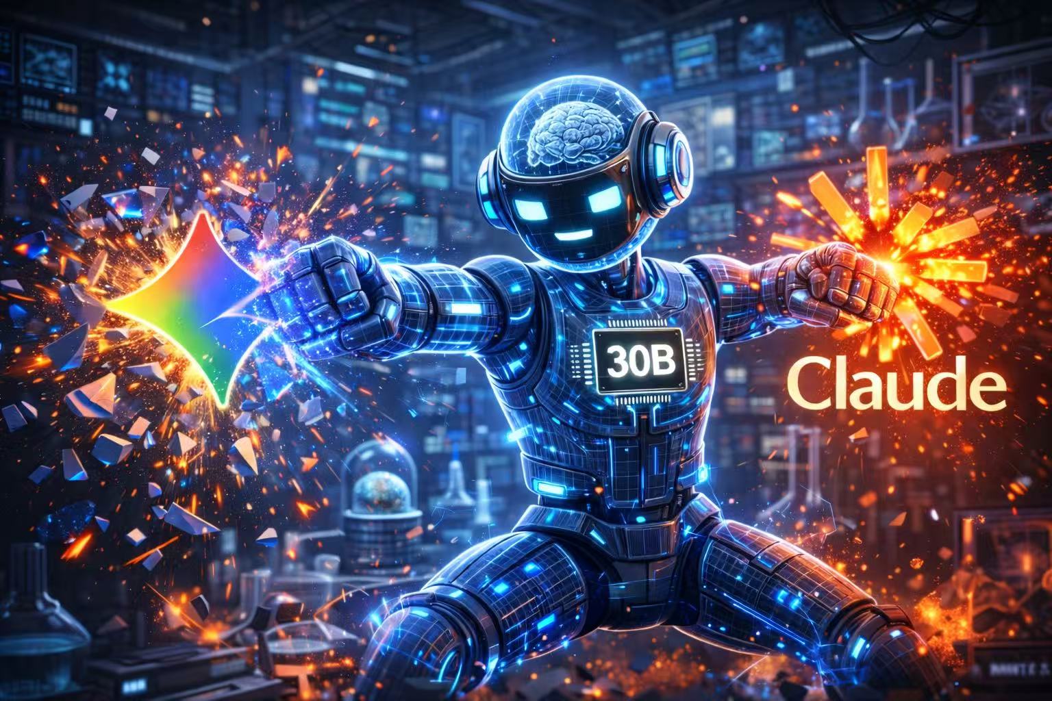 科研界新锐登场:发布小巧精悍的30B模型,挑战Gemini与Claude