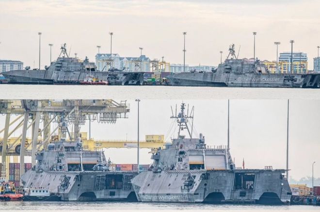 美军两艘“扫雷舰”撤离中东疑云曝光