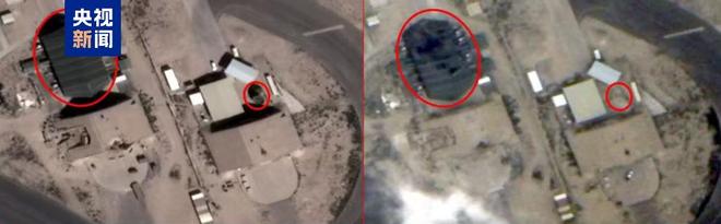 伊朗展示美军基地袭击前后的影像证据