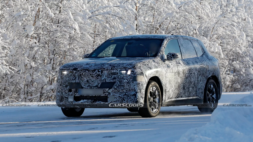 宝马最小纯电SUV 2028款iX1原型测试照片首露真容