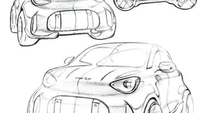 北京车展即将展出smart精灵2概念车原型，设计草图抢先曝光