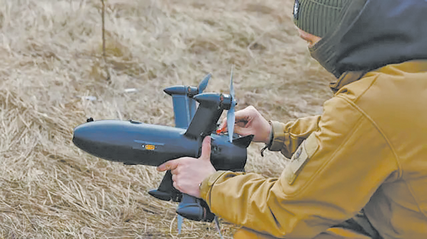 乌克兰研制的拦截无人机