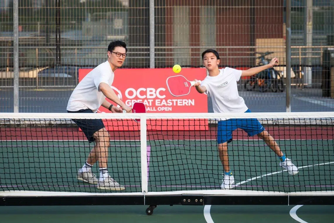 全部比赛均以双打形式进行，选手可自由组队。（华侨银行提供）