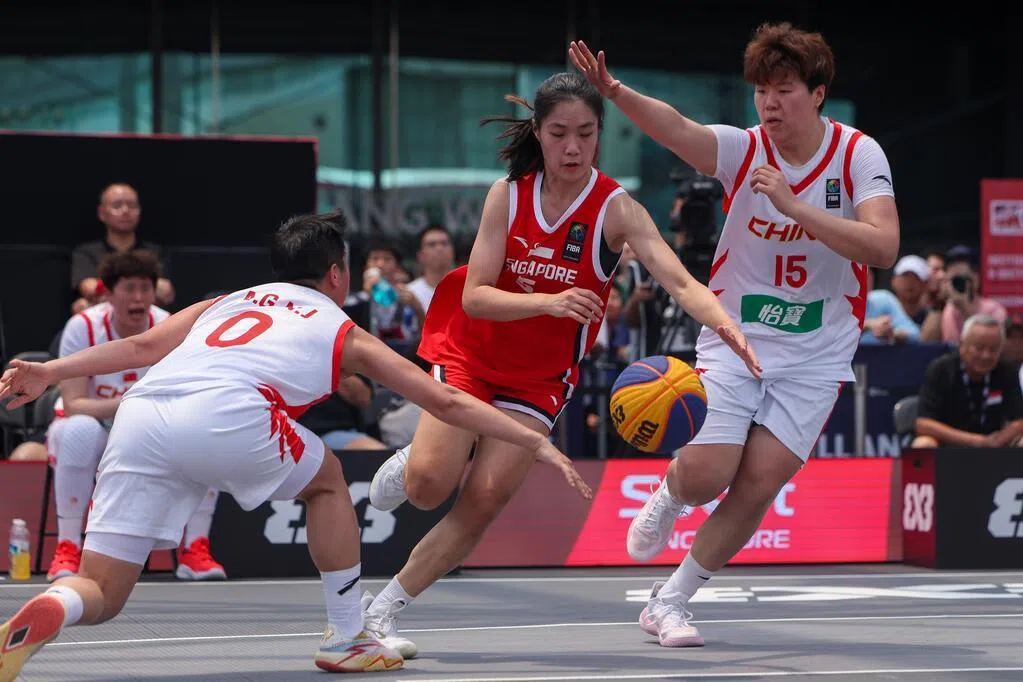 我国女子篮球队首次挺进三人篮球亚锦赛复赛，虽败于中国队但仍获好评