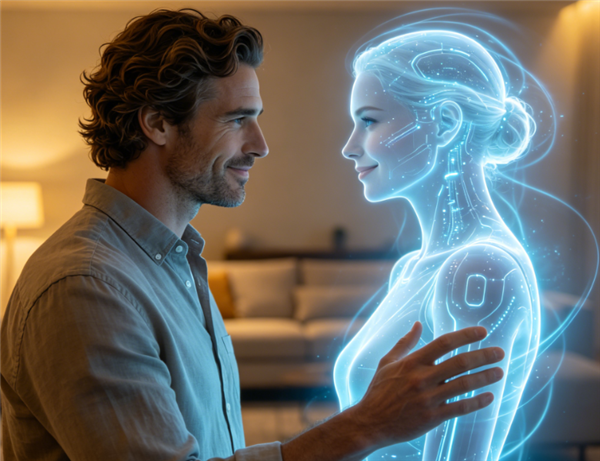 36岁男子爱上AI妻子不能自拔：想进行实体亲密行为失败后自杀