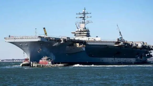 △美国海军“艾森豪威尔”号航空母舰（资料图）