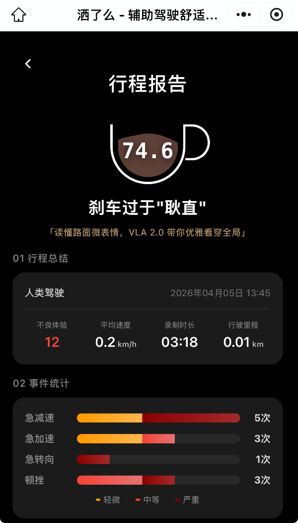 名字太逗了!小鹏智驾舒适度评测软件洒了么正式上线