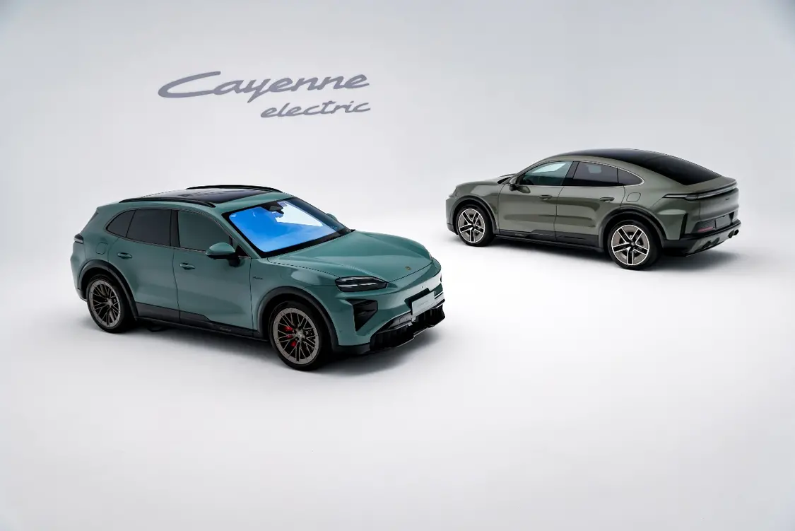 纯电动Cayenne Turbo 和纯电动 Cayenne Turbo Coupé在北京车展正式亮相