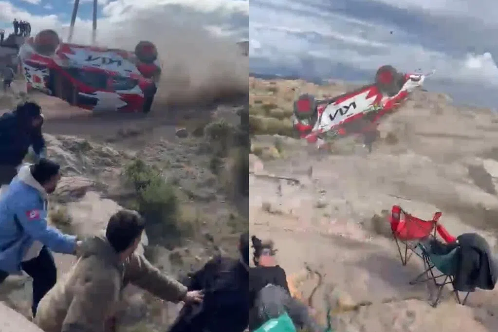 南美拉力赛发生致命事故 一辆赛车冲入观众区致1死2伤