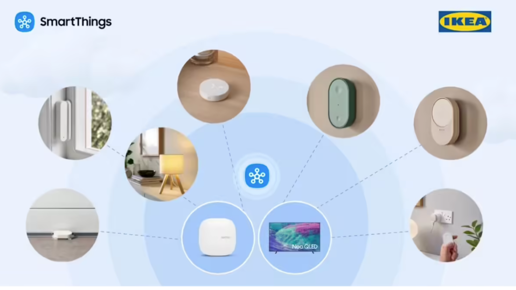 宜家推出与三星SmartThings互通的智能家具新品，首批涵盖25种型号