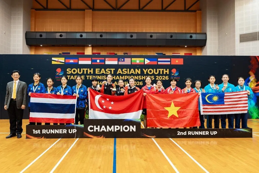 新加坡横扫U19男女团体赛 东南亚青少年乒乓球锦标赛落幕