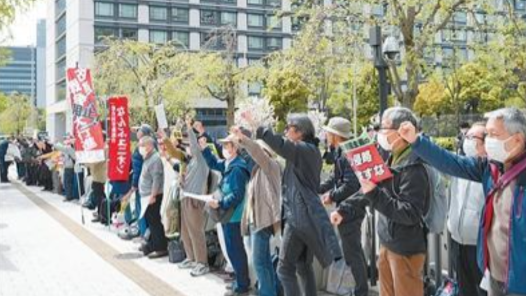 日本国内因自卫队加速引进进攻性武器而激起强烈反对声音