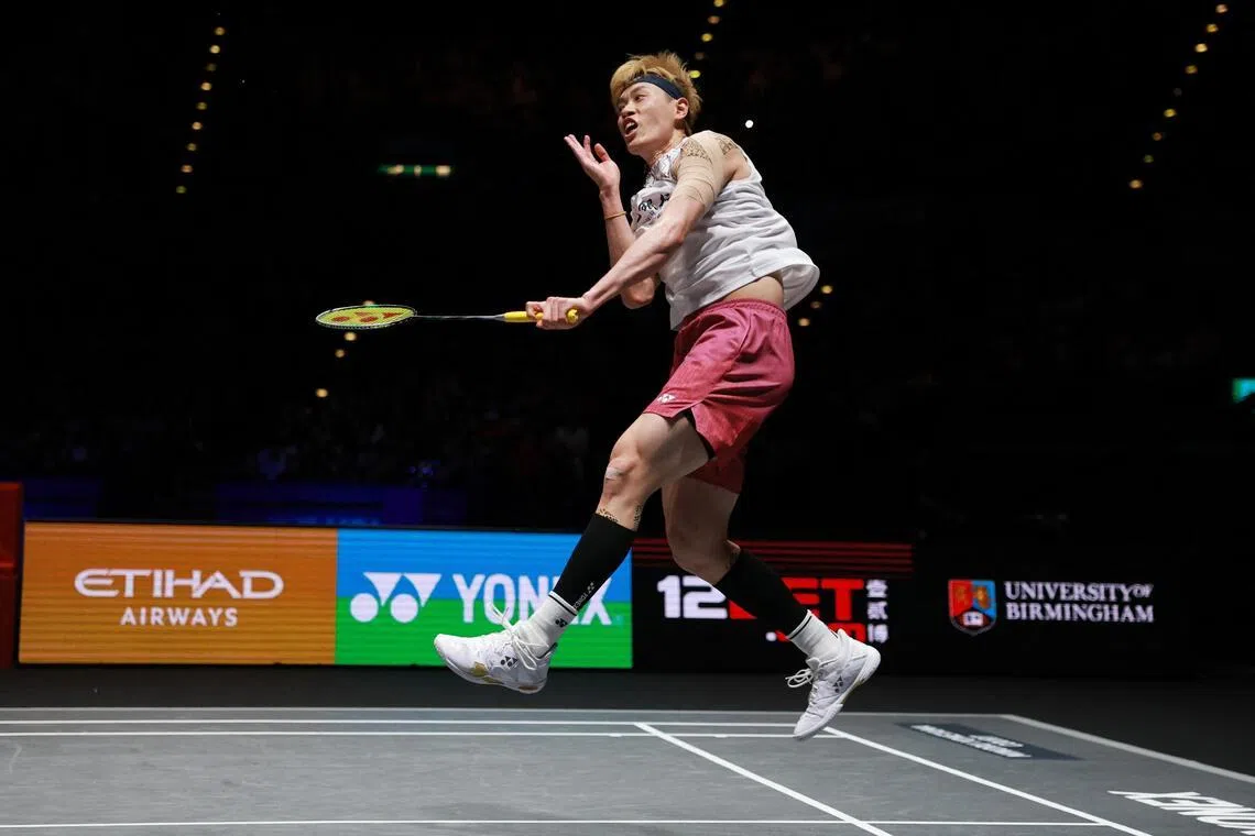 林俊易今年状态神勇，成为首位拿下全英赛和印度公开赛冠军的中华台北男单。（路透社）