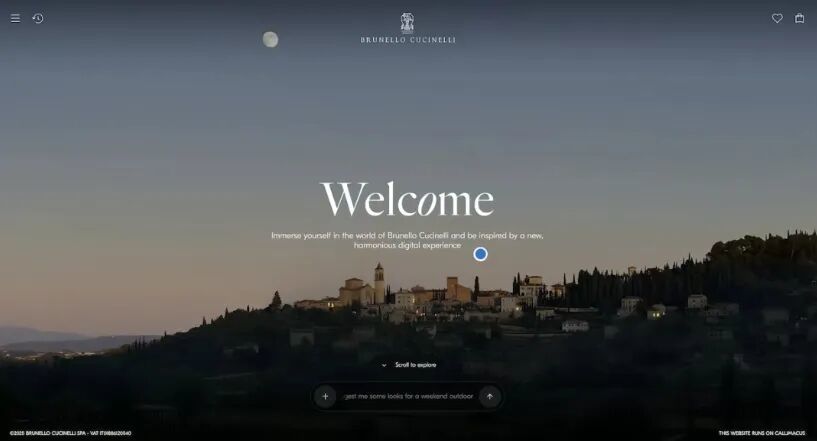 Brunello Cucinelli AI 电商平台