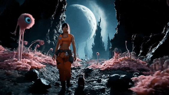 《StarJunkers》中，玩家可以探索实时生成的世界，并需要完成采集任务。