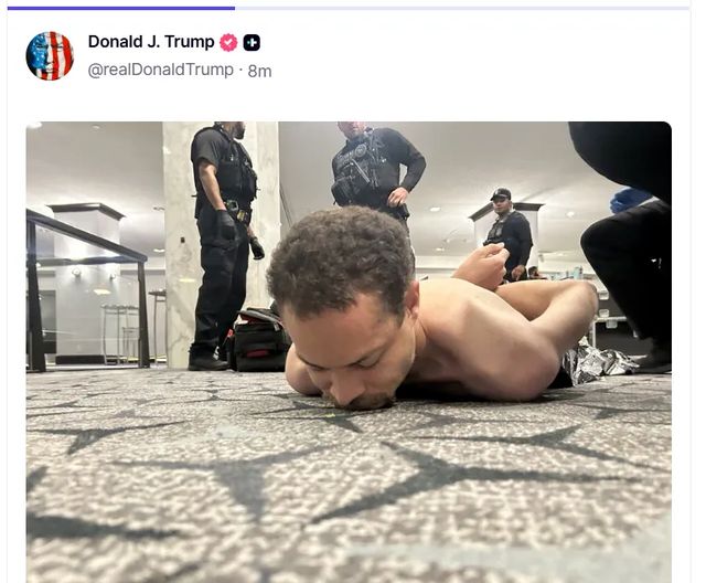 突发危机！特朗普弯腰逃离现场，鲁比奥躲入桌下求安全