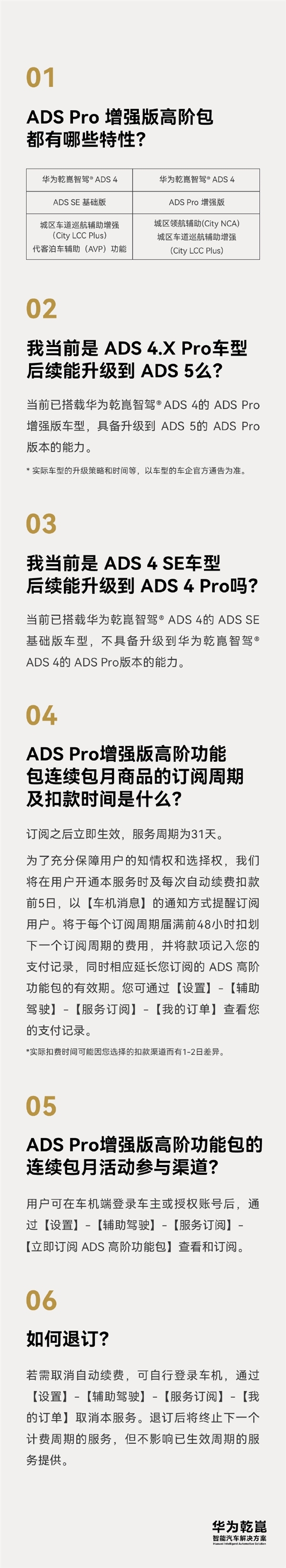 华为乾崑智驾ADS Pro增强版高阶功能包限时优惠：最高省6000元