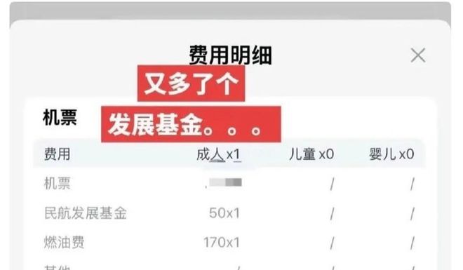 机票多出“民航发展基金”？业内人士：就是“机建费”，已收30多年，改名也已10多年