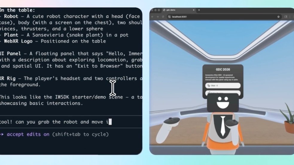 Meta更新开源沉浸式Web开发框架Immersive Web SDK，新增支持接入AI工具