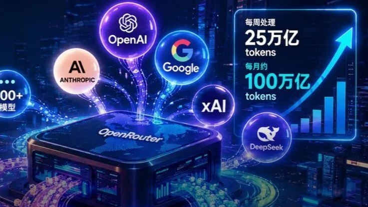 月吞100万亿Token!AI中转站OpenRouter赚爆了
